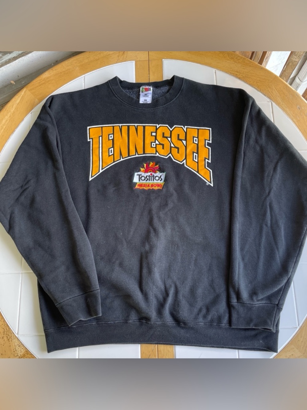 Vintage Tennessee Volunteers Sweater XXL 1998 National Champs Fiesta Bowl Rare